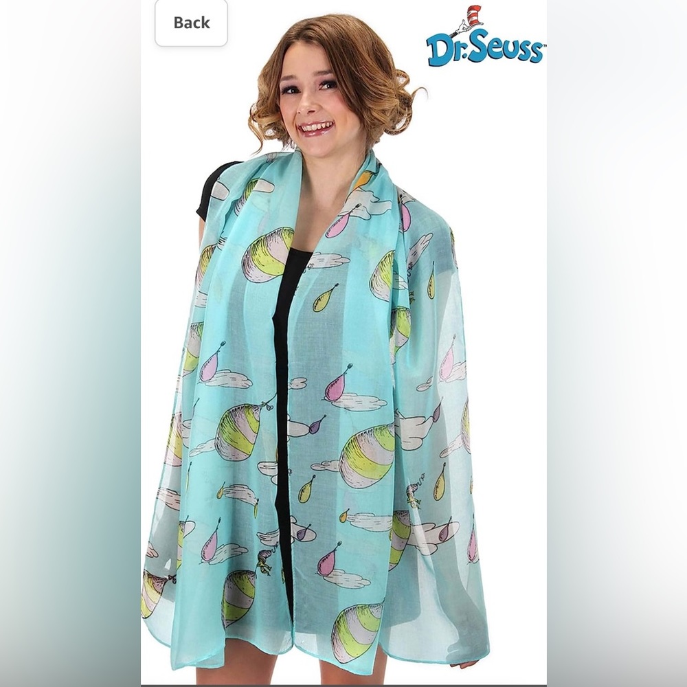 Oh The Places You’ll Go Dr. Seuss Lightweight Scarf
